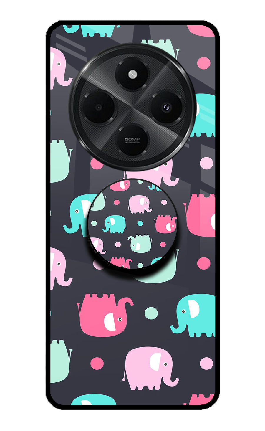 Baby Elephants Redmi A4 5G Pop Case, Metal case