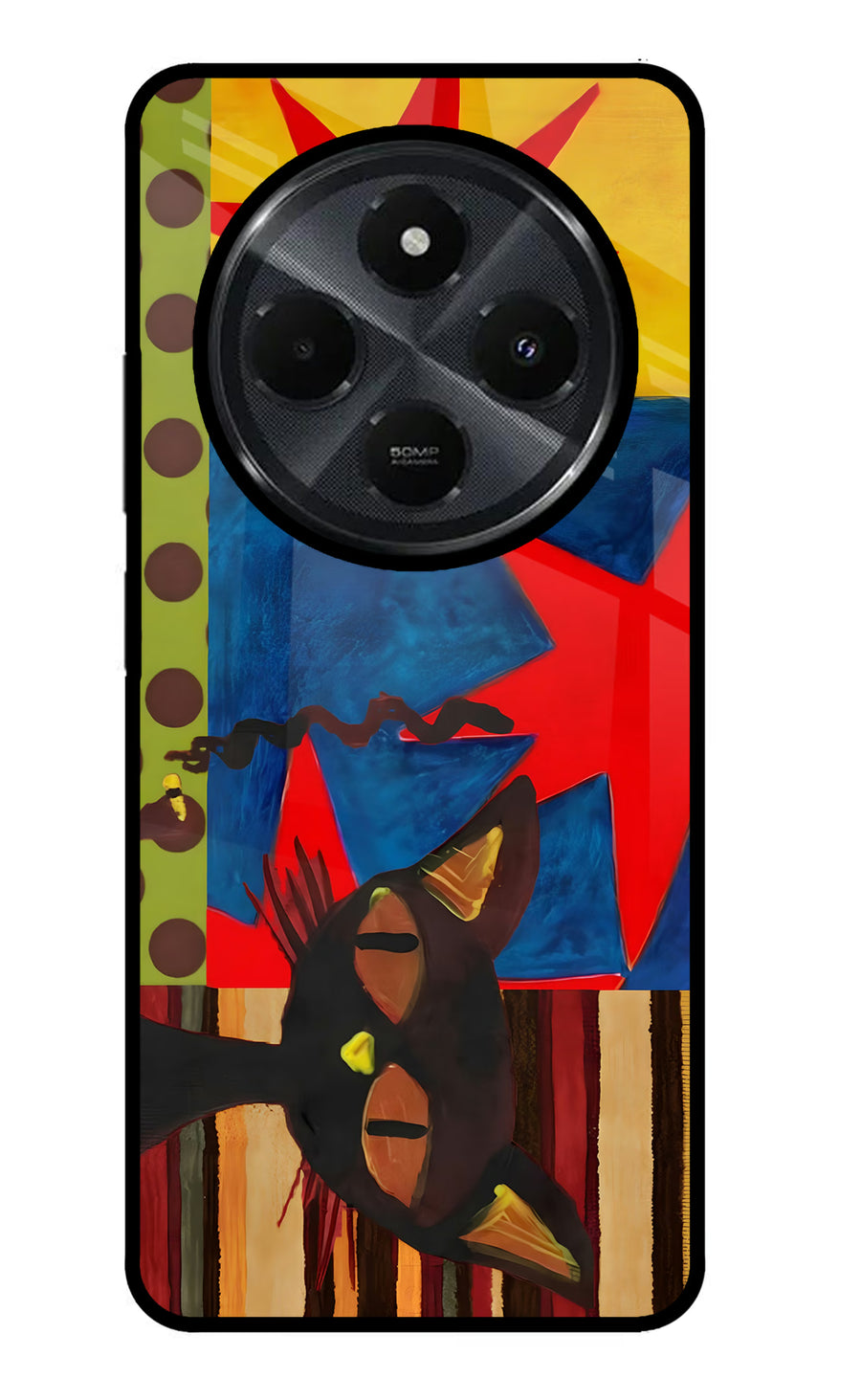 Pop Cat Redmi 14C 5G Back Cover, Metal case