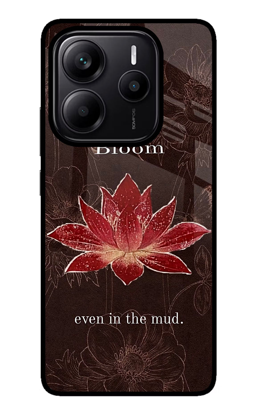 Bloom Redmi Note 14 5G Back Cover, Metal case