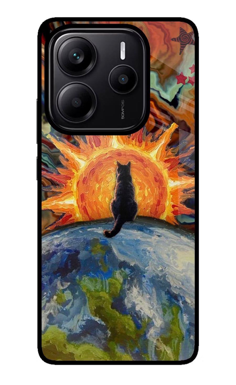Sunrise Beyond Redmi Note 14 5G Back Cover, Metal case