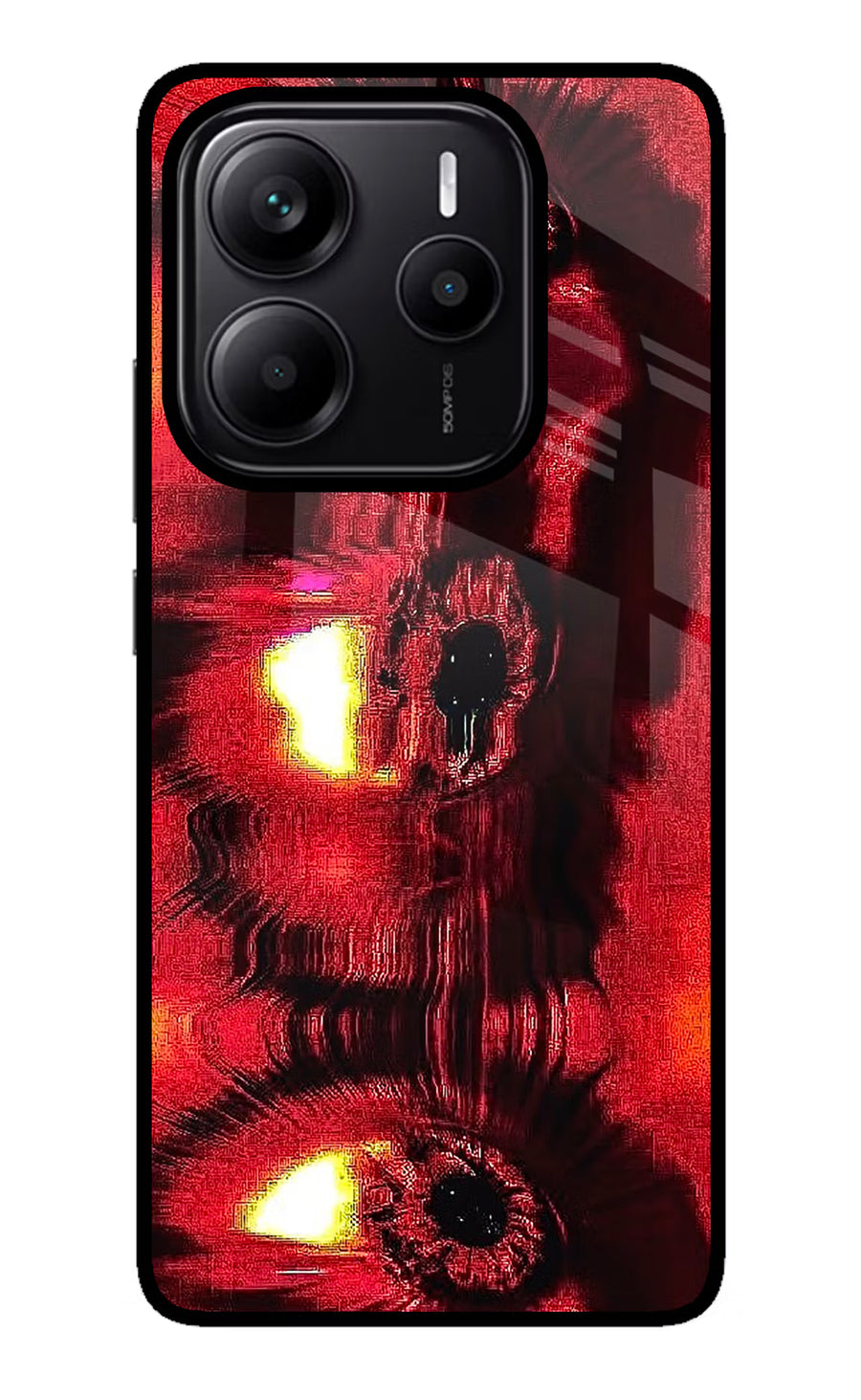 Fire Eye Redmi Note 14 5G Back Cover, Metal case