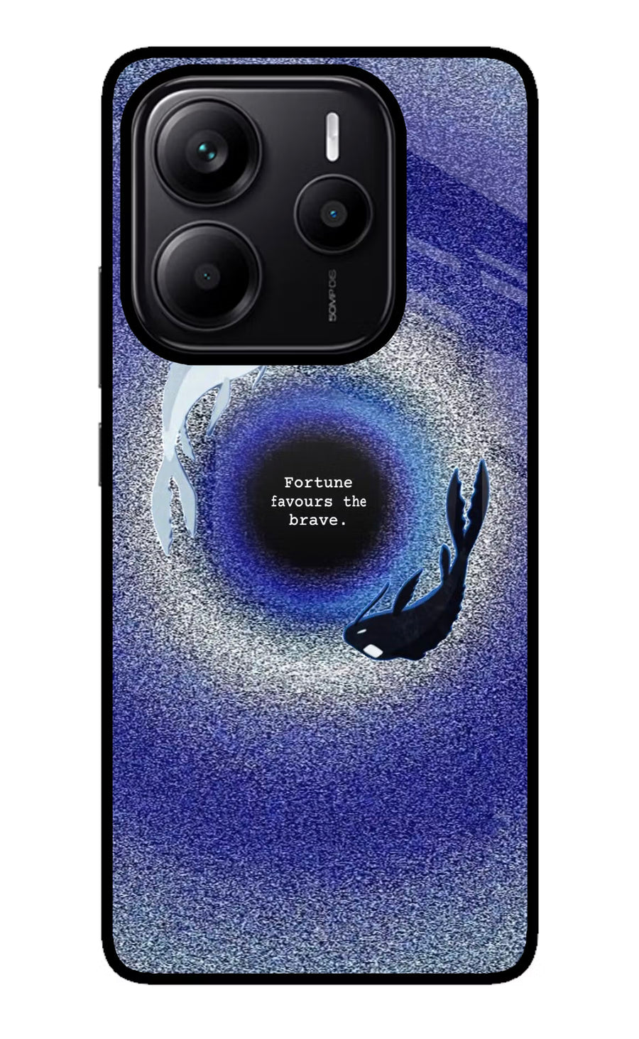 Dark Koi Redmi Note 14 5G Back Cover, Metal case