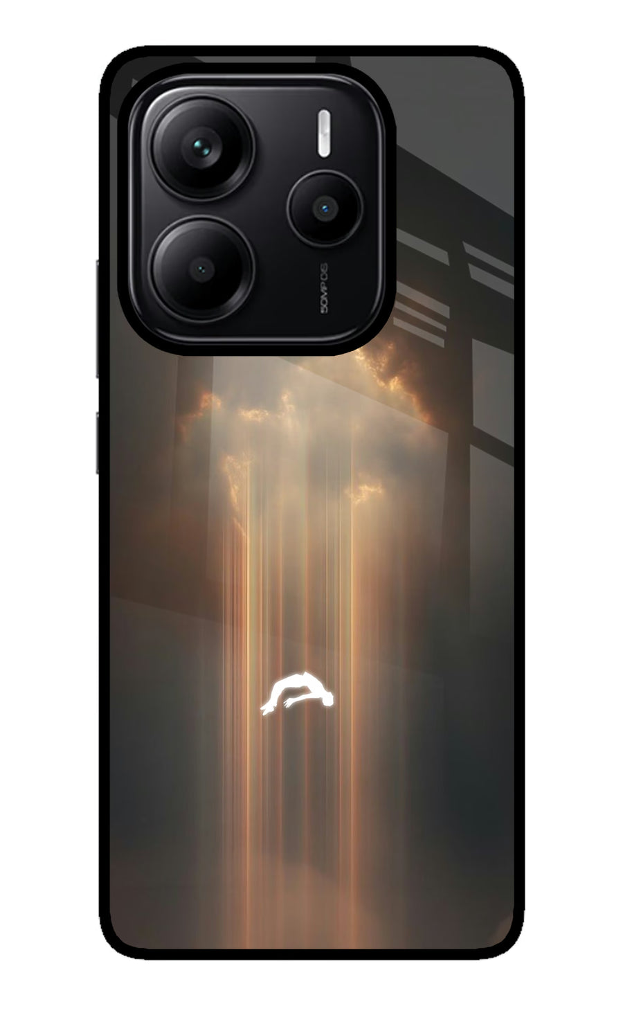 Heavenly Beam Redmi Note 14 5G Back Cover, Metal case