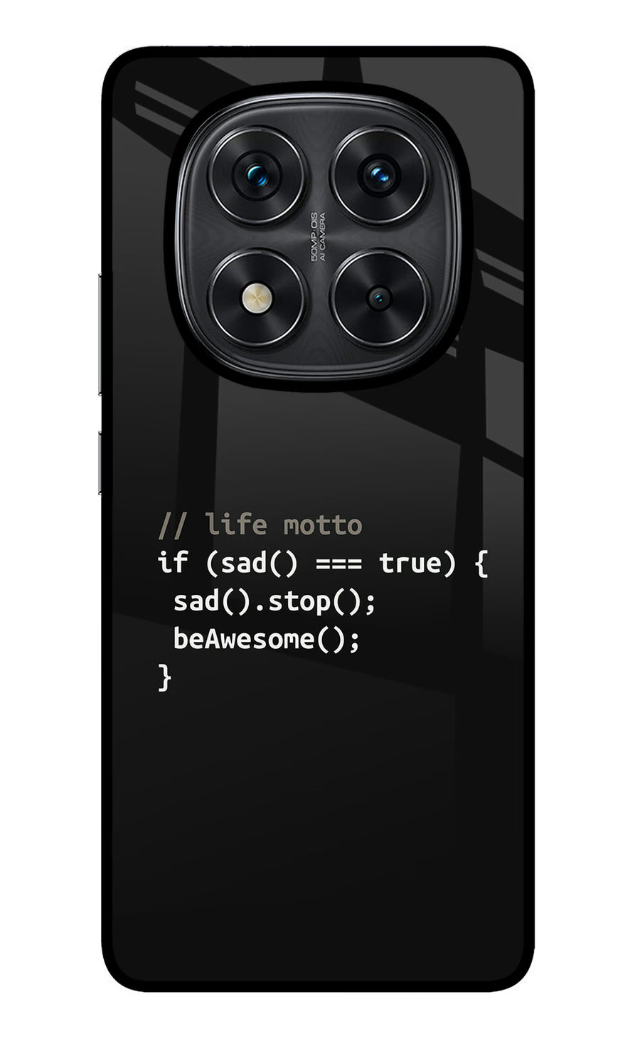 Life Motto Code Redmi Note 14 Pro 5G Back Cover, Metal case
