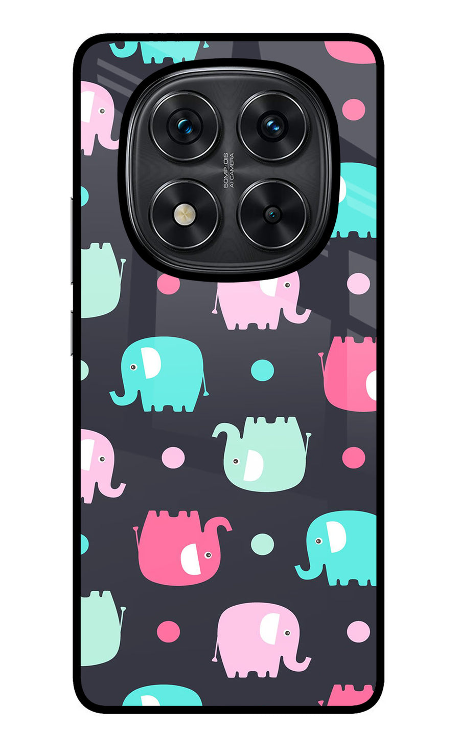 Elephants Redmi Note 14 Pro 5G Back Cover, Metal case