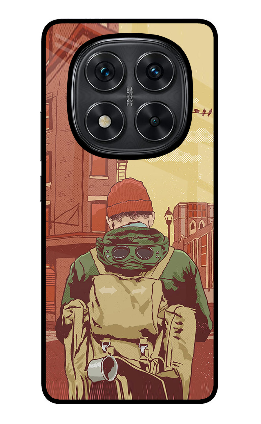 Adventurous Redmi Note 14 Pro 5G Back Cover, Metal case