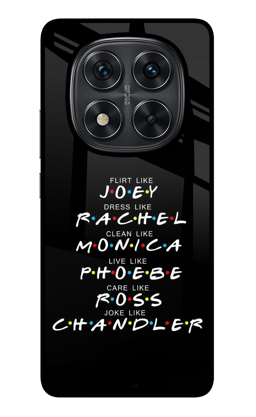 FRIENDS Character Redmi Note 14 Pro 5G Back Cover, Metal case