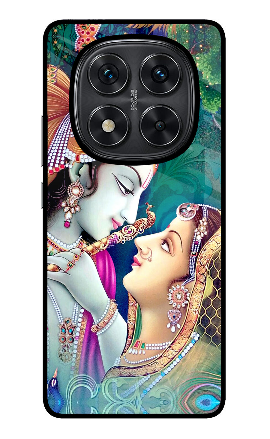 Lord Radha Krishna Redmi Note 14 Pro 5G Back Cover, Metal case