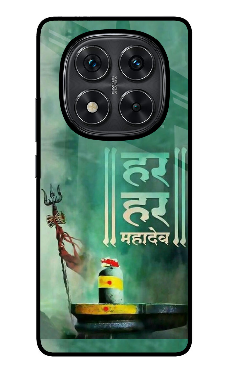 Har Har Mahadev Shivling Redmi Note 14 Pro 5G Back Cover, Metal case