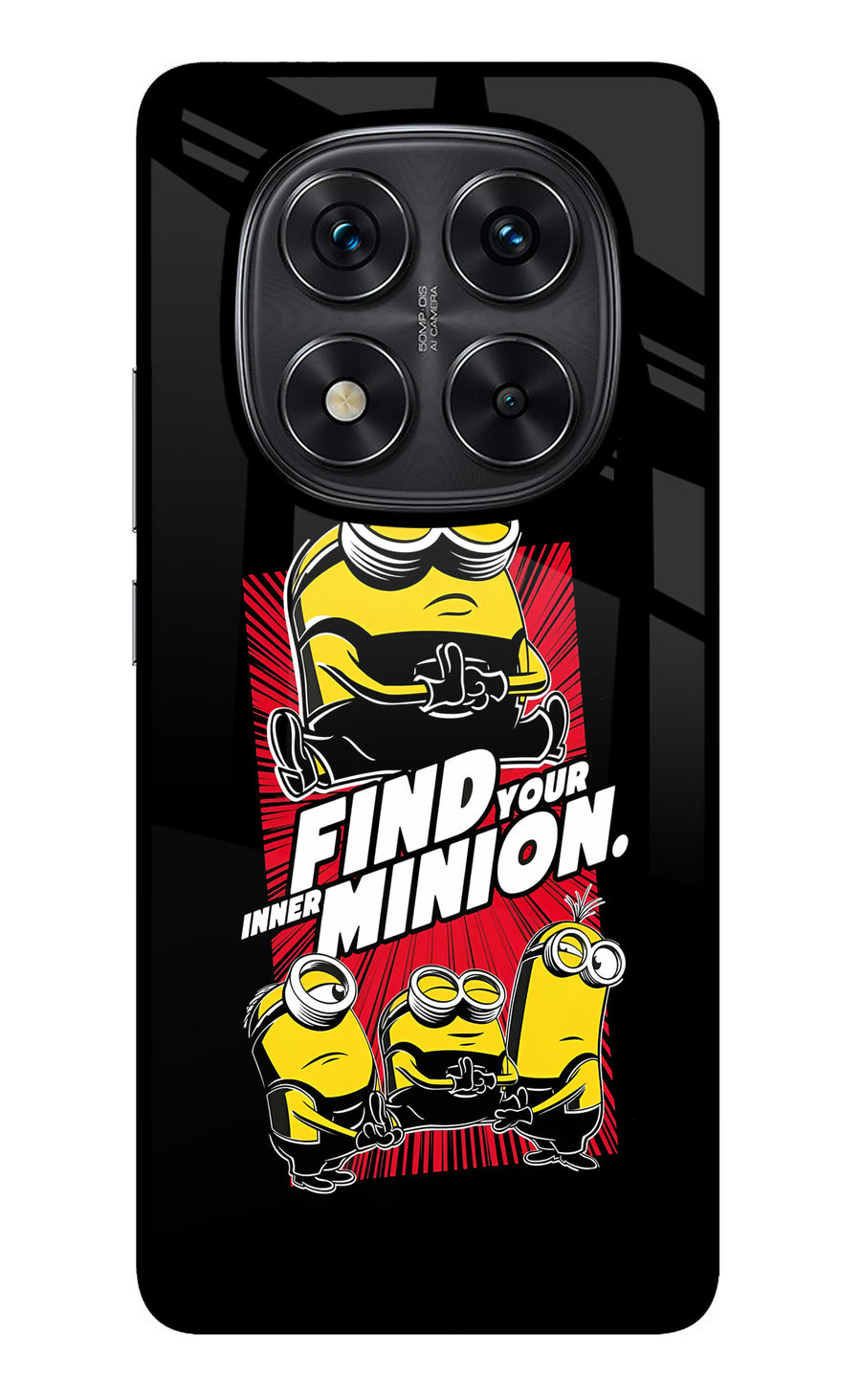 Find your inner Minion Redmi Note 14 Pro 5G Back Cover, Metal case