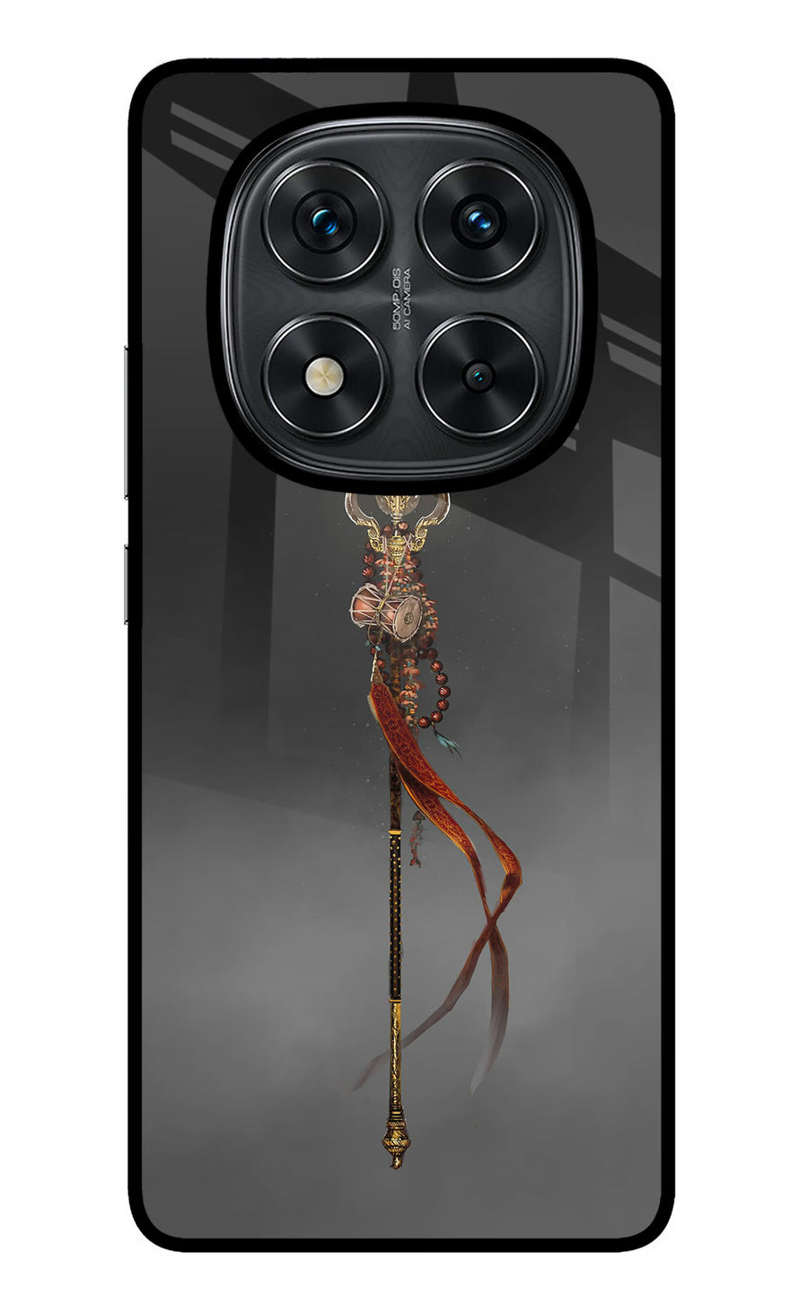 Shiv Trishul Redmi Note 14 Pro 5G Back Cover, Metal case