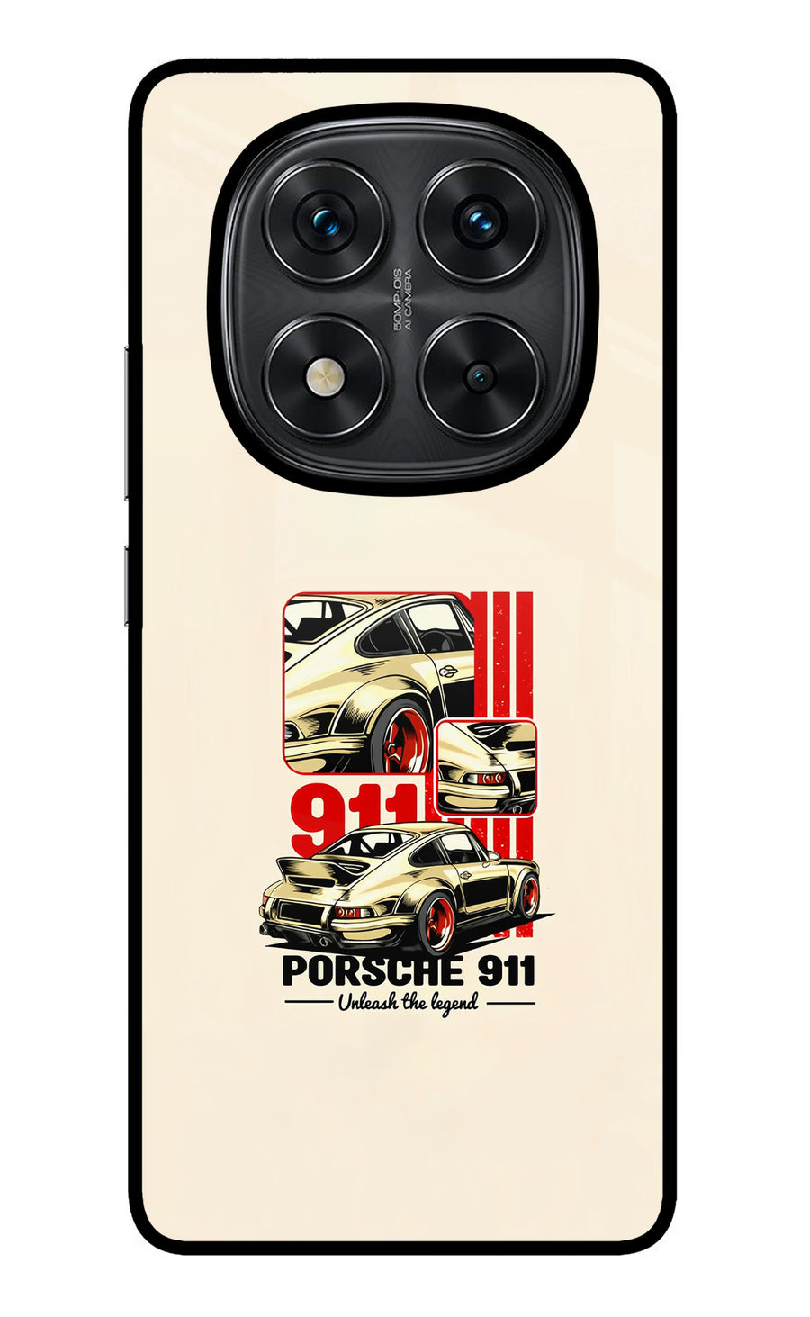 Classic Porsche 911 Redmi Note 14 Pro 5G Back Cover, Metal case
