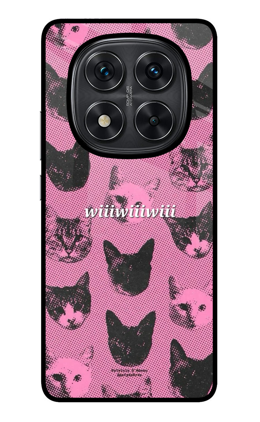 Pink Cats Redmi Note 14 Pro 5G Back Cover, Metal case