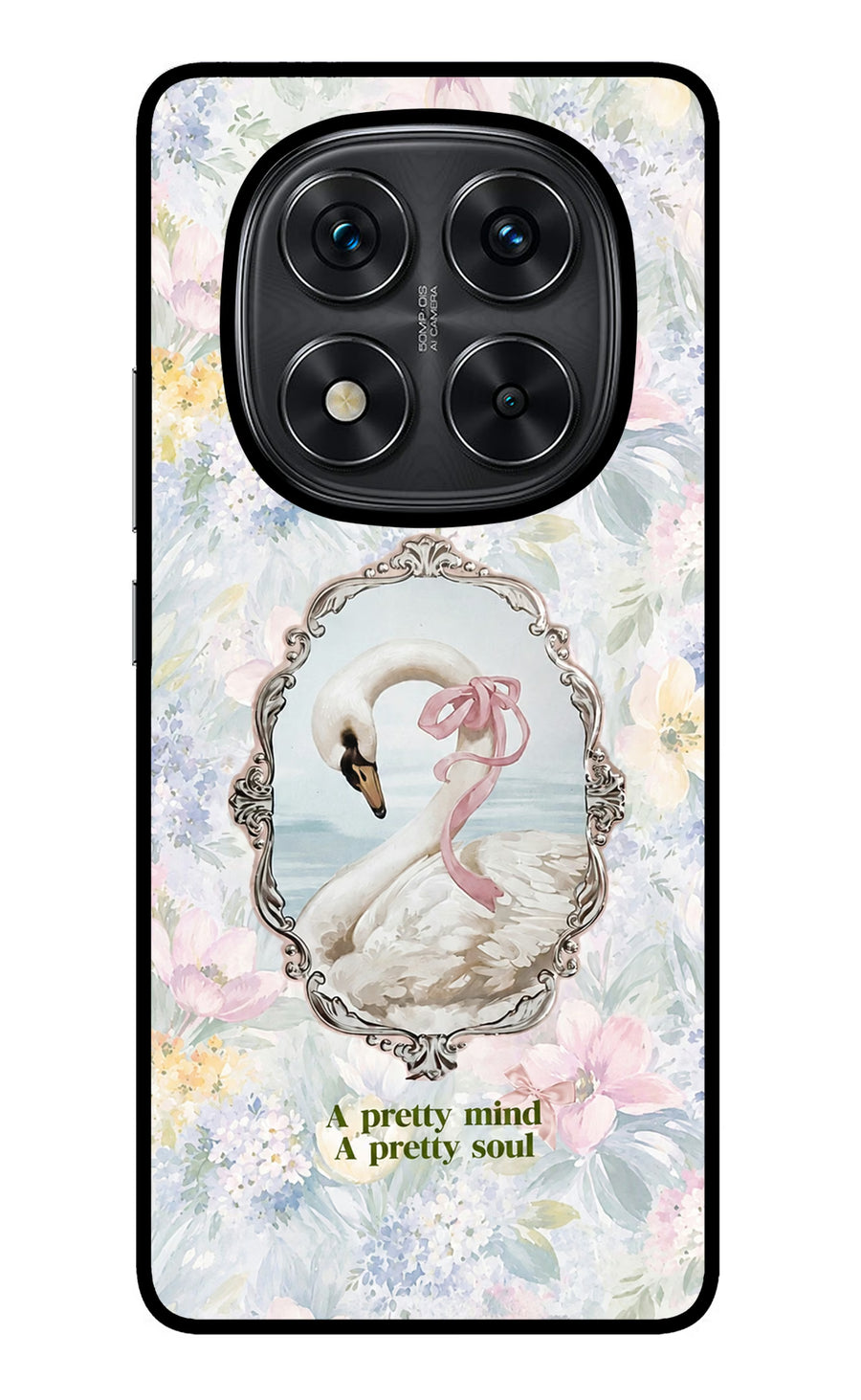Pretty Mind Pretty Soul Redmi Note 14 Pro 5G Back Cover, Metal case