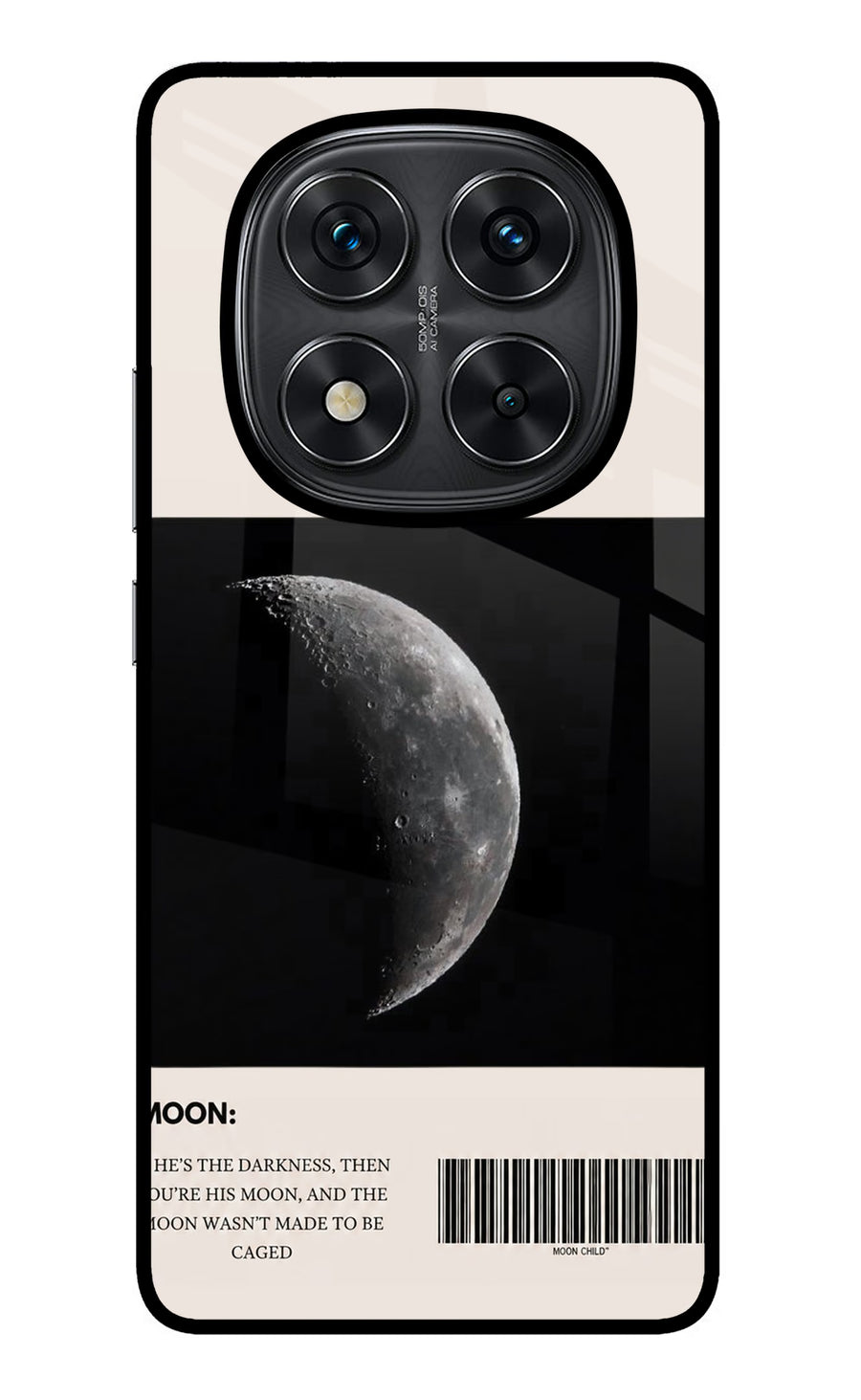 Moon Phase Redmi Note 14 Pro 5G Back Cover, Metal case