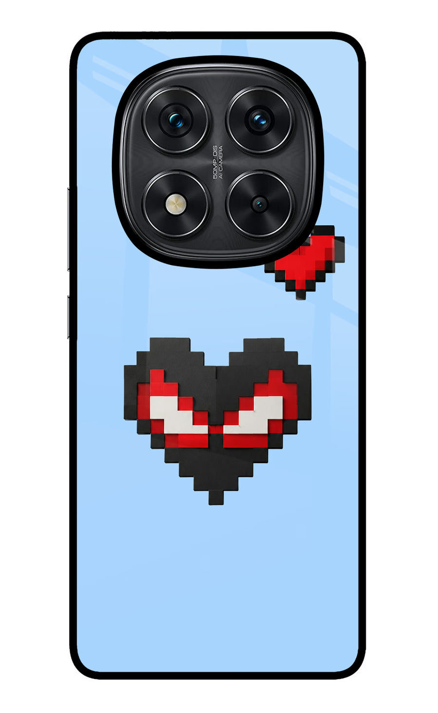 Peter Heart Redmi Note 14 Pro 5G Back Cover, Metal case