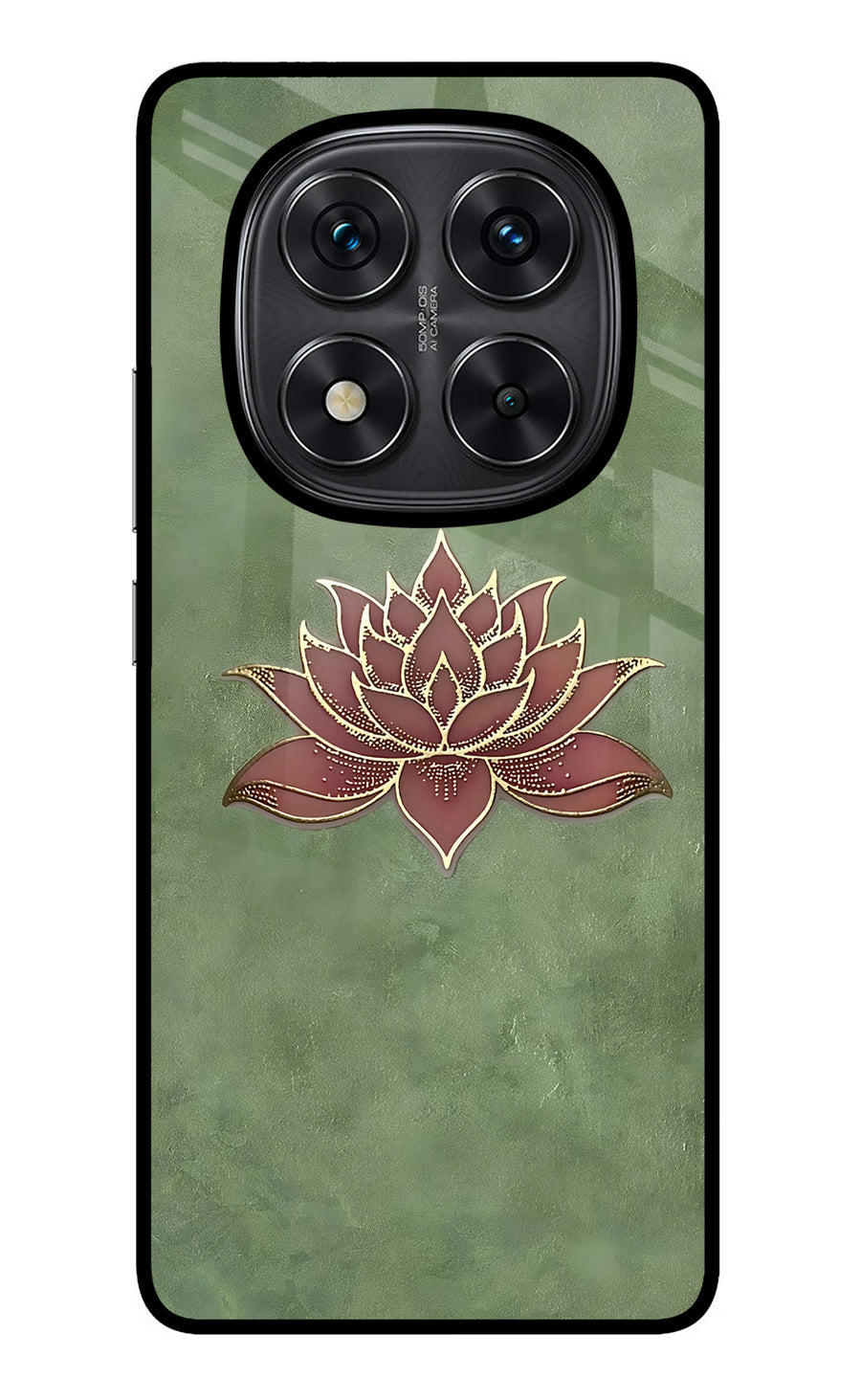 Lotus Grace Redmi Note 14 Pro 5G Back Cover, Metal case