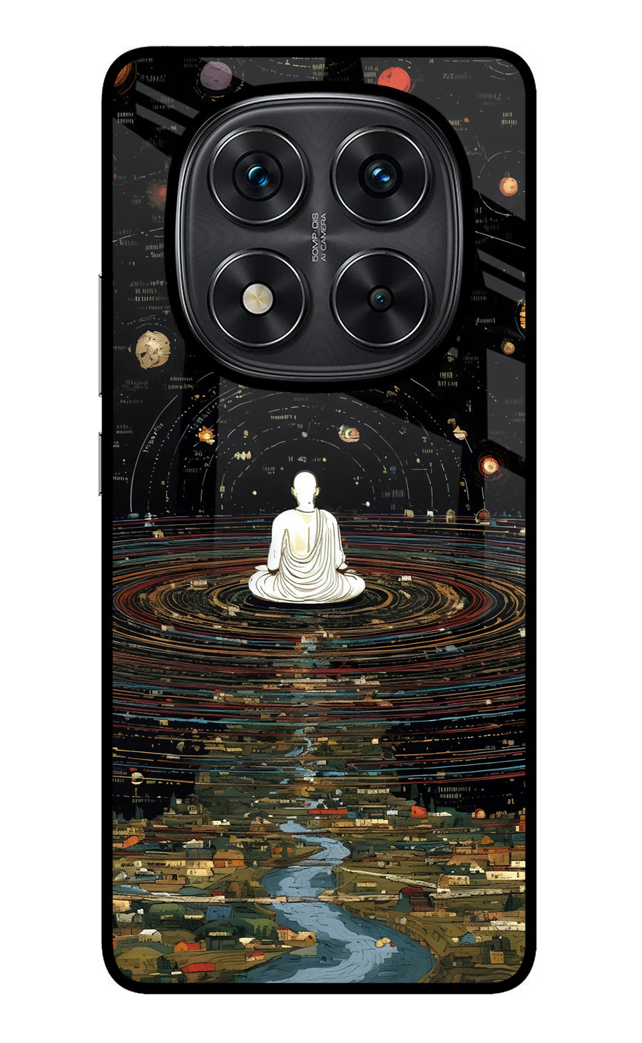 Space Monk Redmi Note 14 Pro 5G Back Cover, Metal case