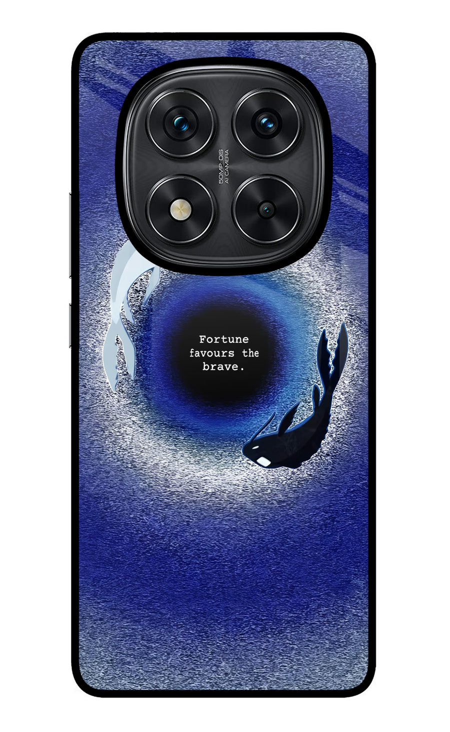Dark Koi Redmi Note 14 Pro 5G Back Cover, Metal case