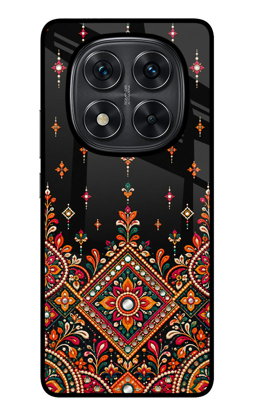 Noir Mehfil Redmi Note 14 Pro 5G Back Cover, Metal case