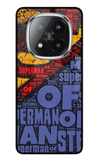 Superman Redmi Note 14 Pro Plus 5G Metal Case Back Cover by Casekaro