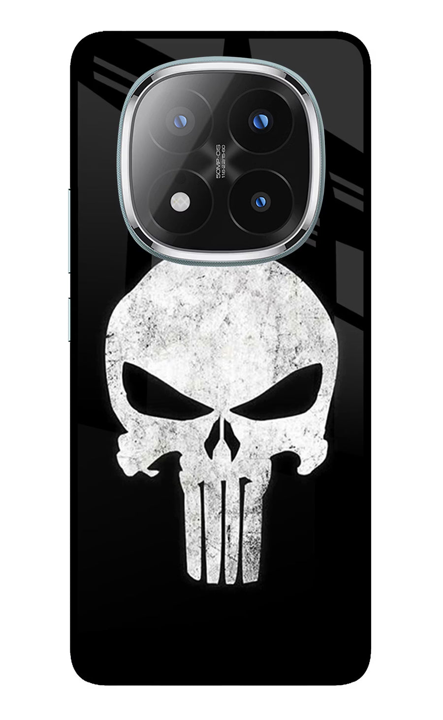 Punisher Skull Redmi Note 14 Pro Plus 5G Back Cover, Metal case