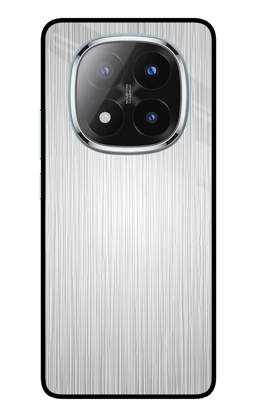 Wooden Grey Texture Redmi Note 14 Pro Plus 5G Back Cover, Metal case