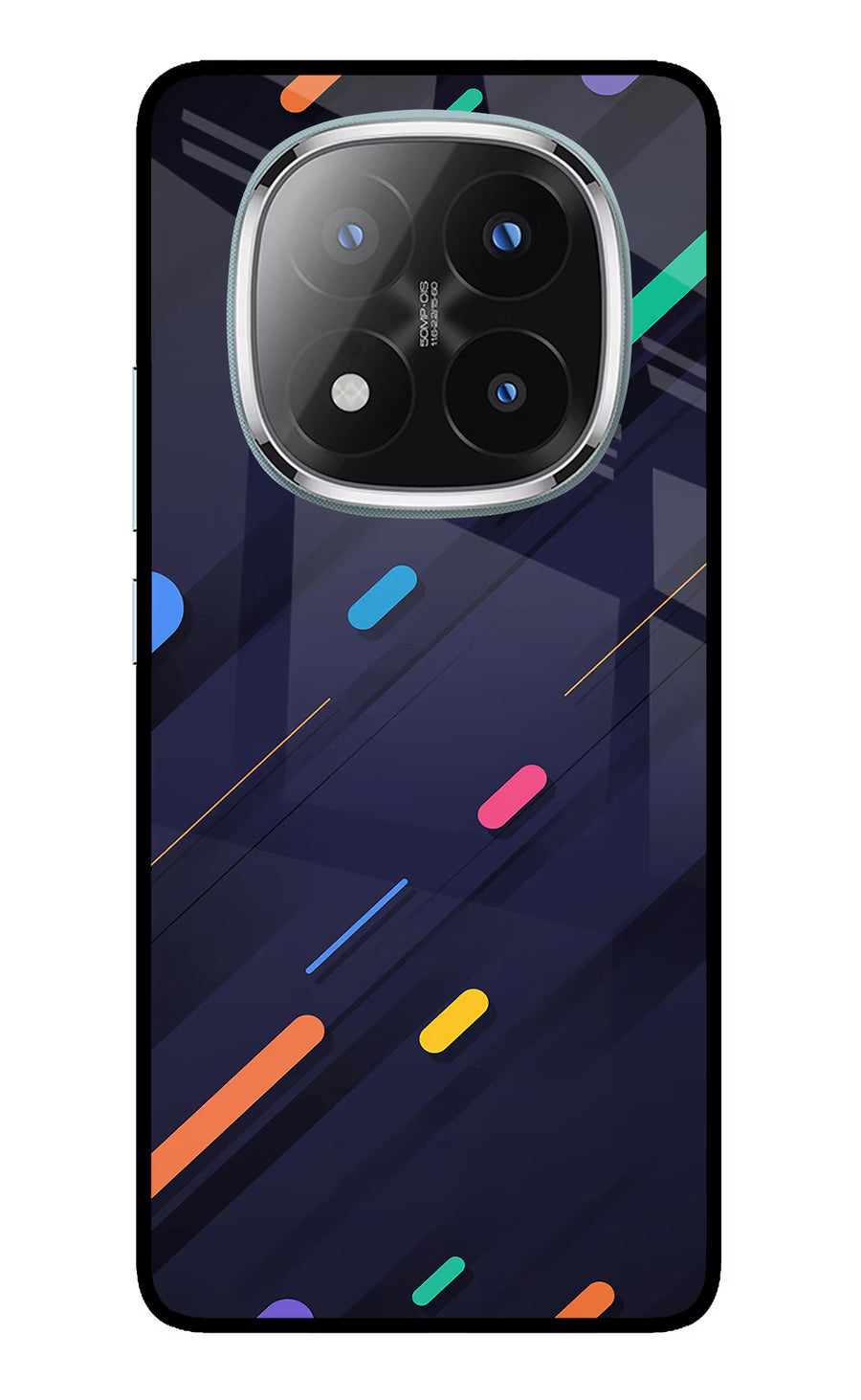 Abstract Design Redmi Note 14 Pro Plus 5G Back Cover, Metal case