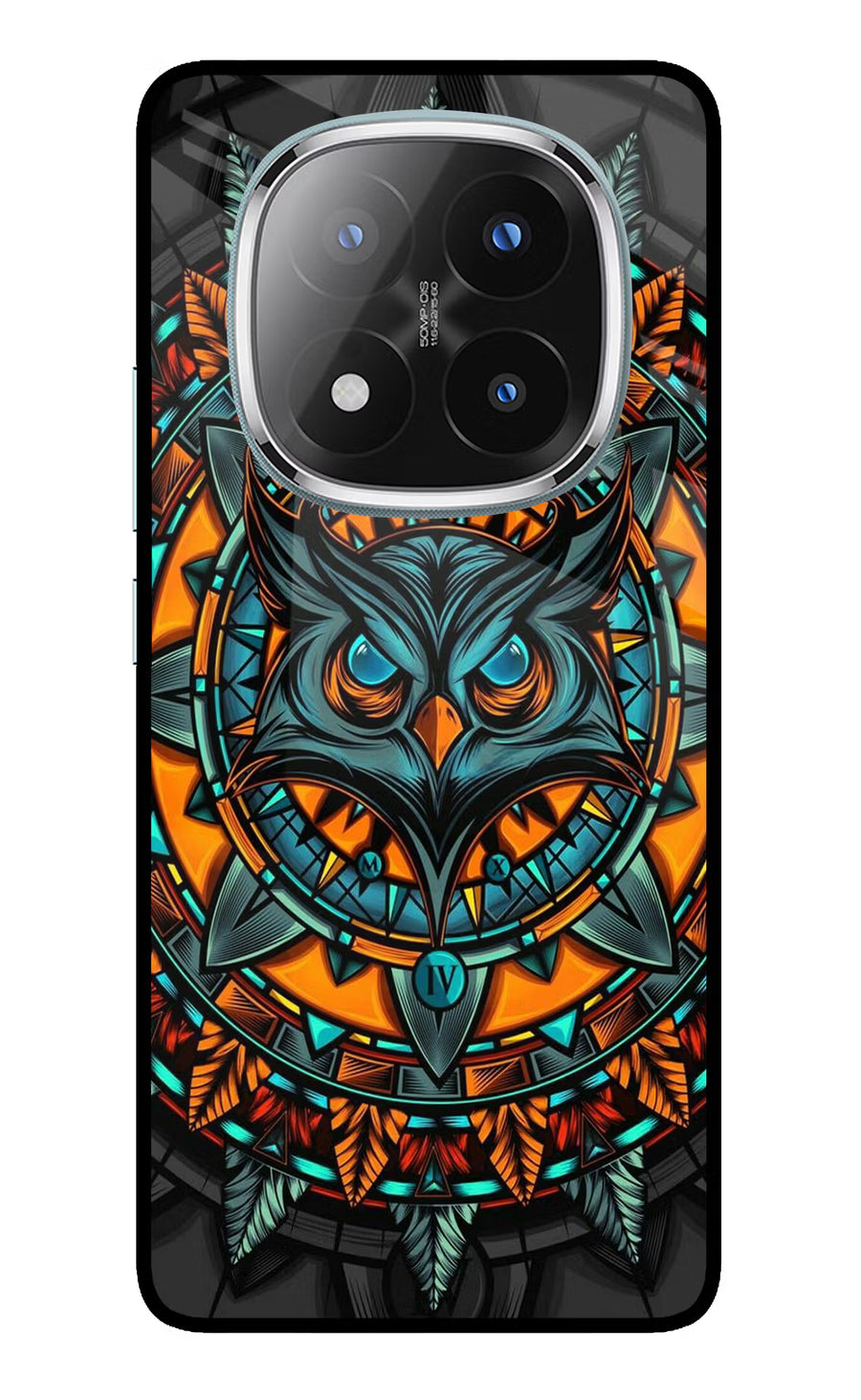 Angry Owl Art Redmi Note 14 Pro Plus 5G Back Cover, Metal case