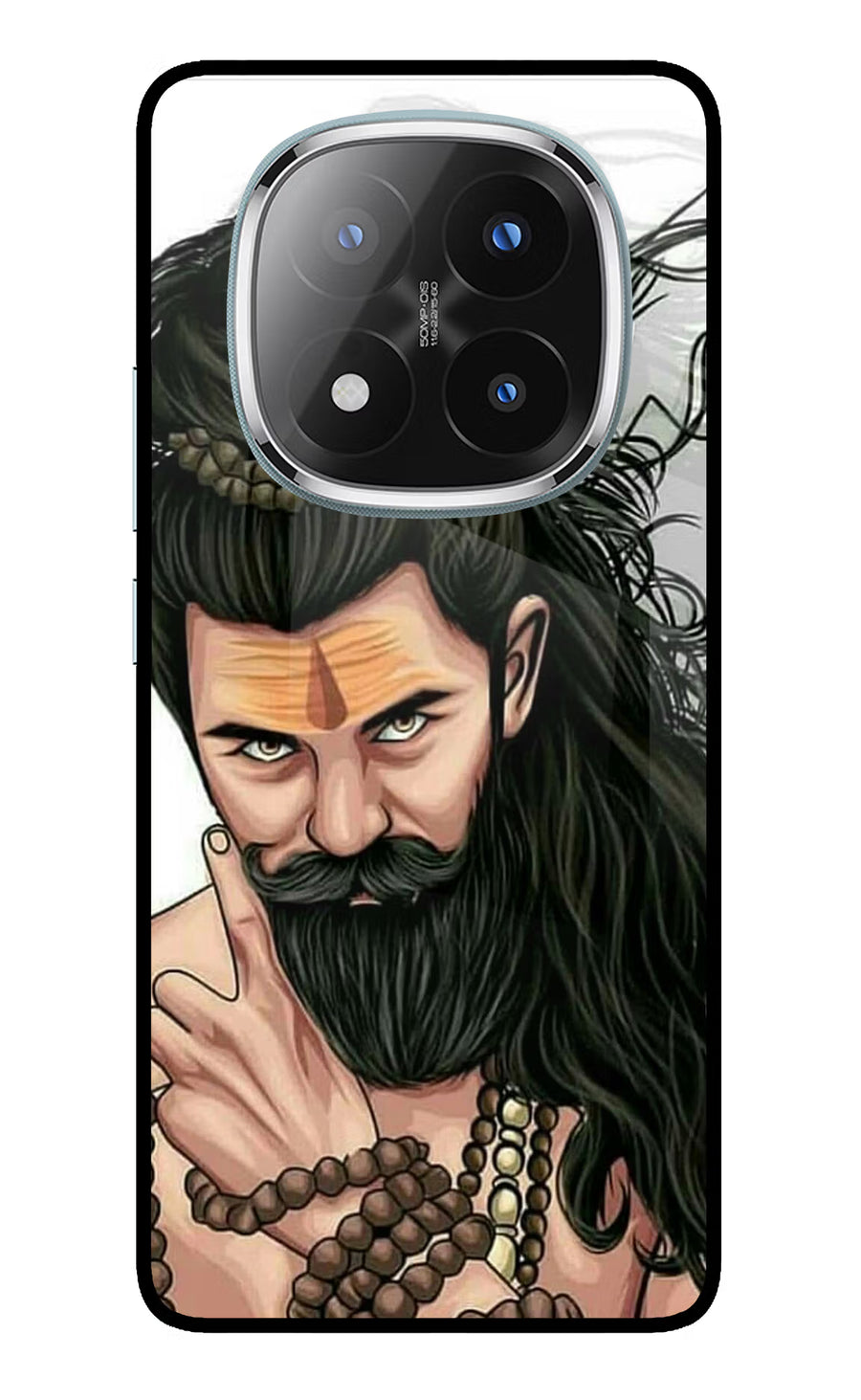 Mahadev Redmi Note 14 Pro Plus 5G Back Cover, Metal case
