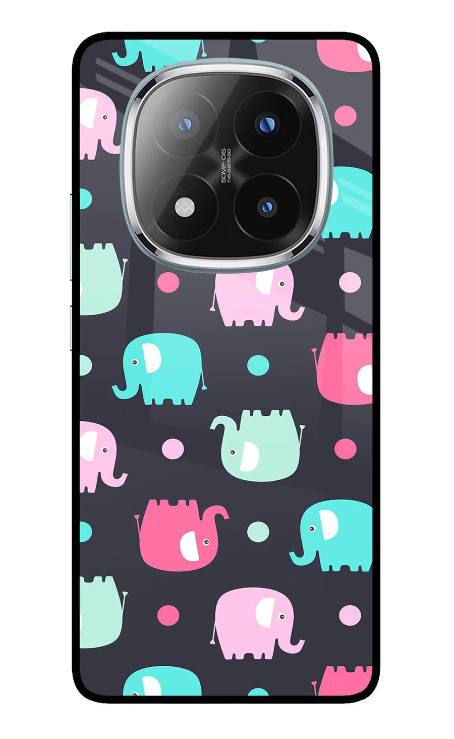 Elephants Redmi Note 14 Pro Plus 5G Back Cover, Metal case