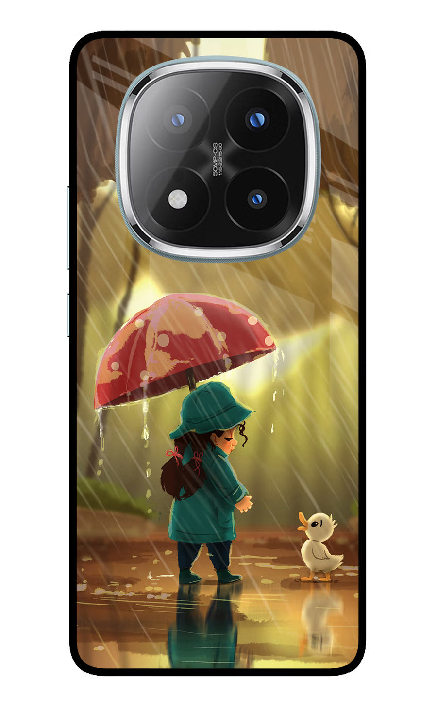 Rainy Day Redmi Note 14 Pro Plus 5G Back Cover, Metal case