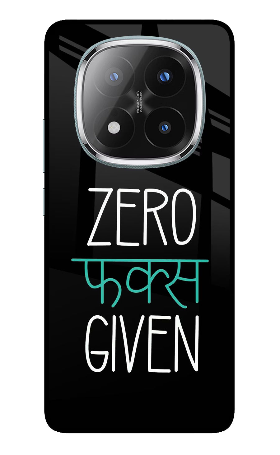 Zero Fucks Given Redmi Note 14 Pro Plus 5G Back Cover, Metal case