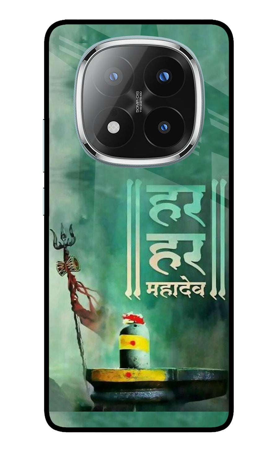 Har Har Mahadev Shivling Redmi Note 14 Pro Plus 5G Back Cover, Metal case