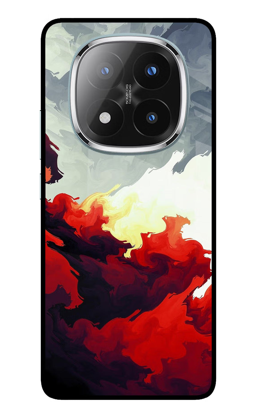 Fire Cloud Redmi Note 14 Pro Plus 5G Back Cover, Metal case