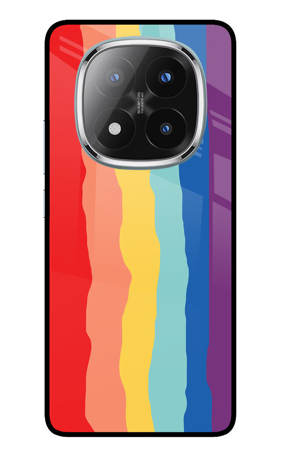 Rainbow Redmi Note 14 Pro Plus 5G Back Cover, Metal case