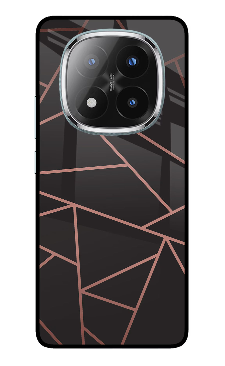 Geometric Pattern Redmi Note 14 Pro Plus 5G Back Cover, Metal case