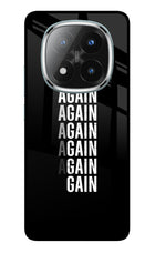 Again Again Gain Redmi Note 14 Pro Plus 5G Metal Case Back Cover by Casekaro