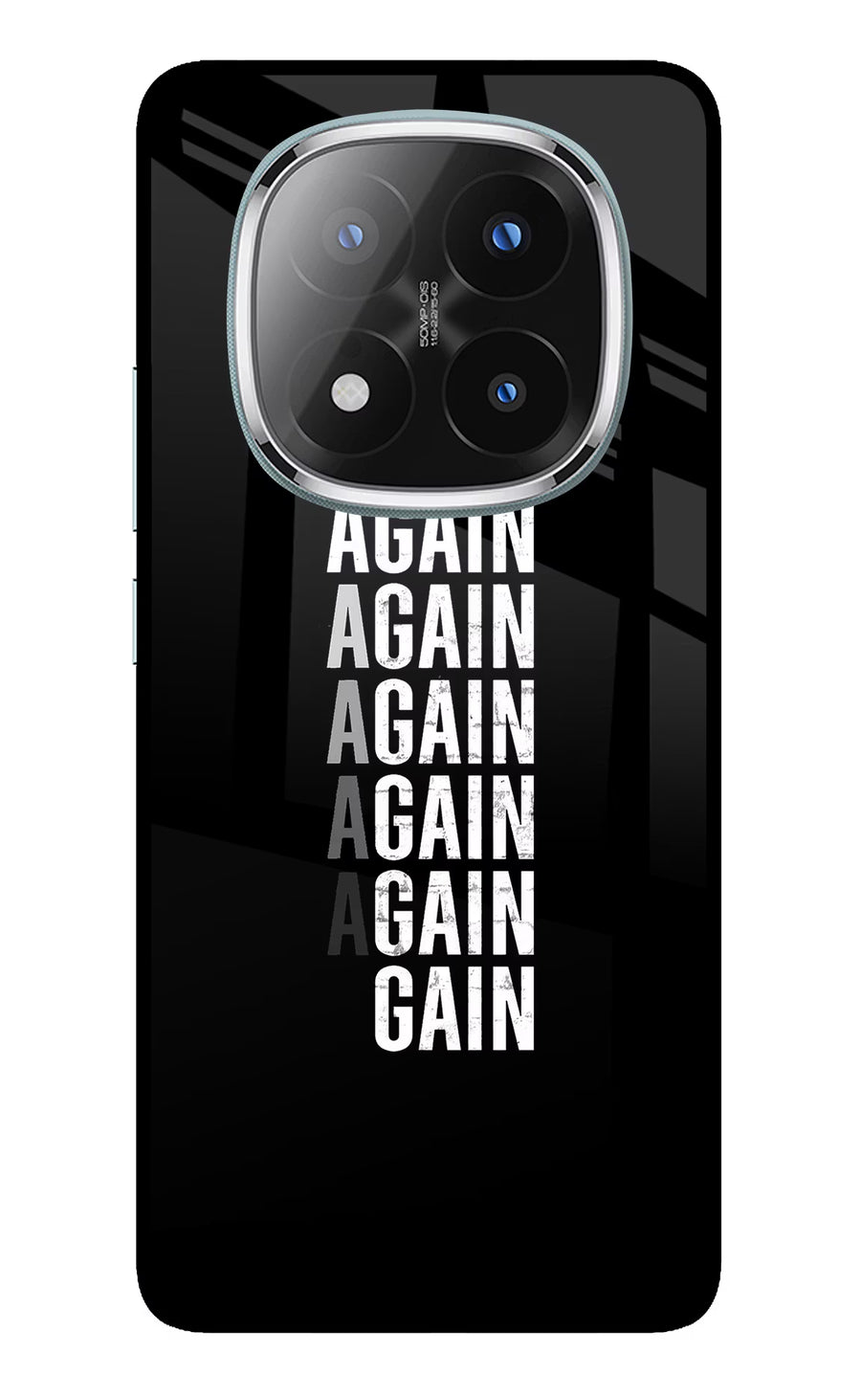 Again Again Gain Redmi Note 14 Pro Plus 5G Back Cover, Metal case