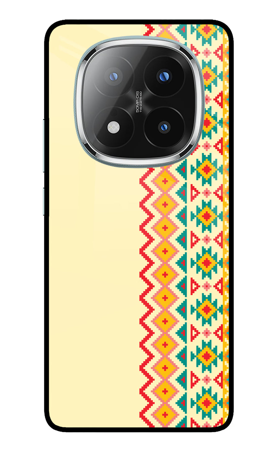 Ethnic Seamless Redmi Note 14 Pro Plus 5G Back Cover, Metal case