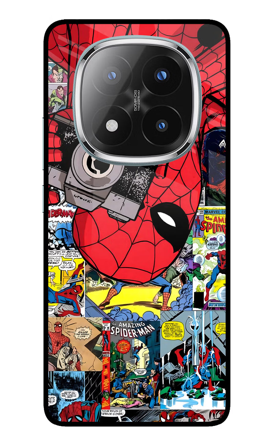 Spider Man Redmi Note 14 Pro Plus 5G Back Cover, Metal case
