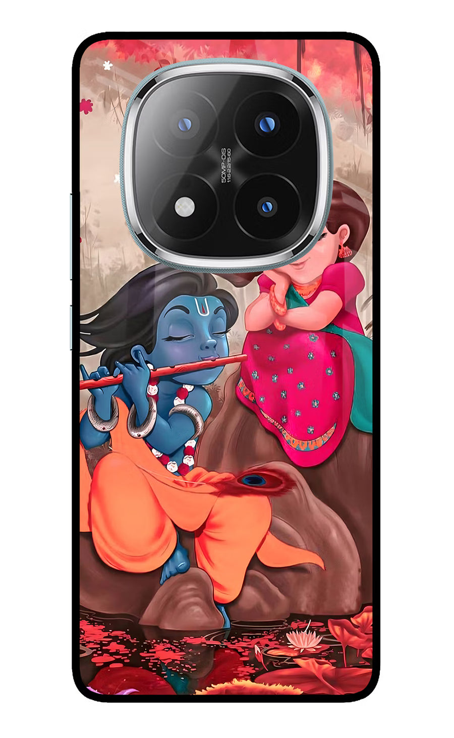 Radhe Krishna Redmi Note 14 Pro Plus 5G Back Cover, Metal case