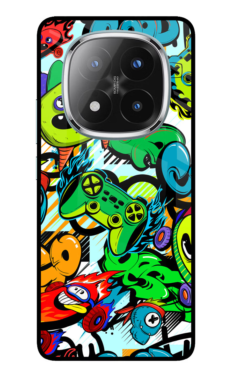 Game Doodle Redmi Note 14 Pro Plus 5G Back Cover, Metal case