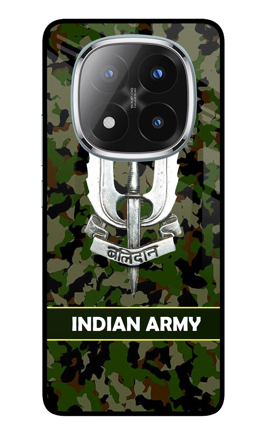 Balidan Indian Logo Redmi Note 14 Pro Plus 5G Back Cover, Metal case