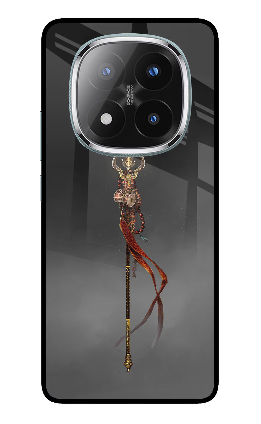 Shiv Trishul Redmi Note 14 Pro Plus 5G Back Cover, Metal case