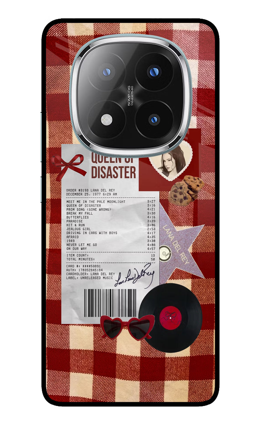 Queen of Disaster Redmi Note 14 Pro Plus 5G Back Cover, Metal case