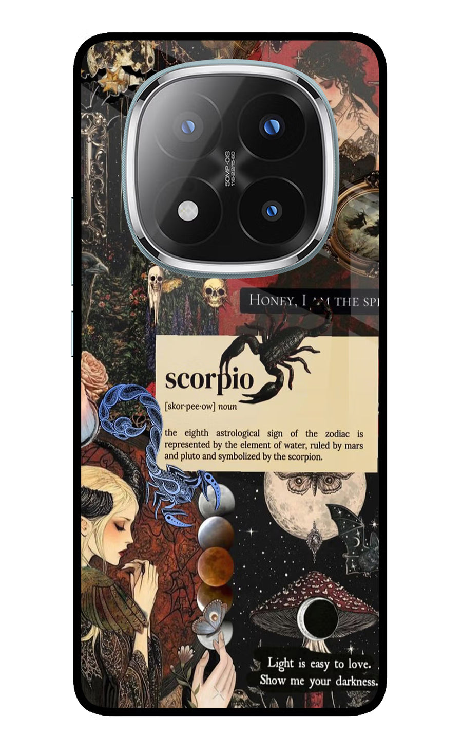 Scorpio Zodiac Redmi Note 14 Pro Plus 5G Back Cover, Metal case