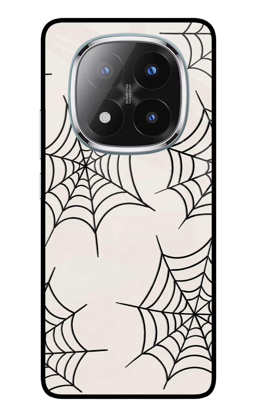 Spider Web Redmi Note 14 Pro Plus 5G Back Cover, Metal case