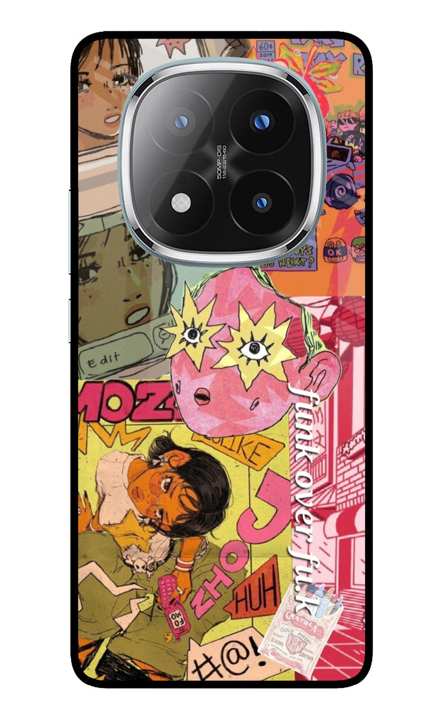 Funkover Redmi Note 14 Pro Plus 5G Back Cover, Metal case