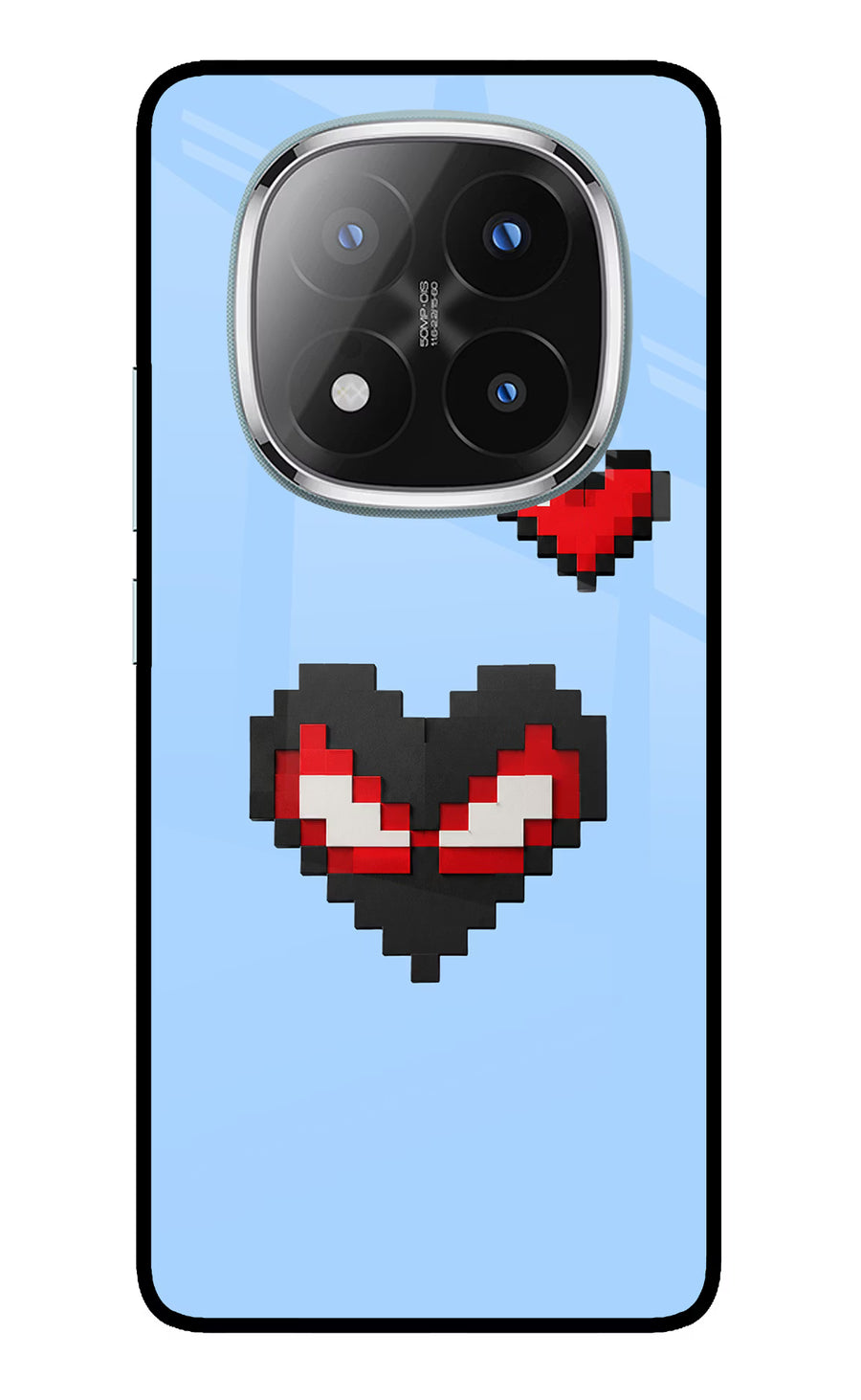 Peter Heart Redmi Note 14 Pro Plus 5G Back Cover, Metal case